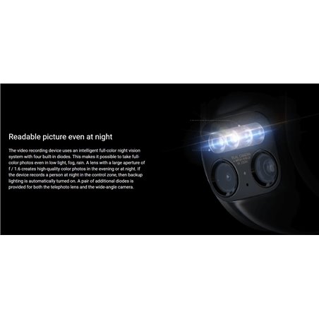 Xiaomi Outdoor Camera CW700S Dual Lens 4MPx 2.5KP/T Night Vision Two-Way Audio White