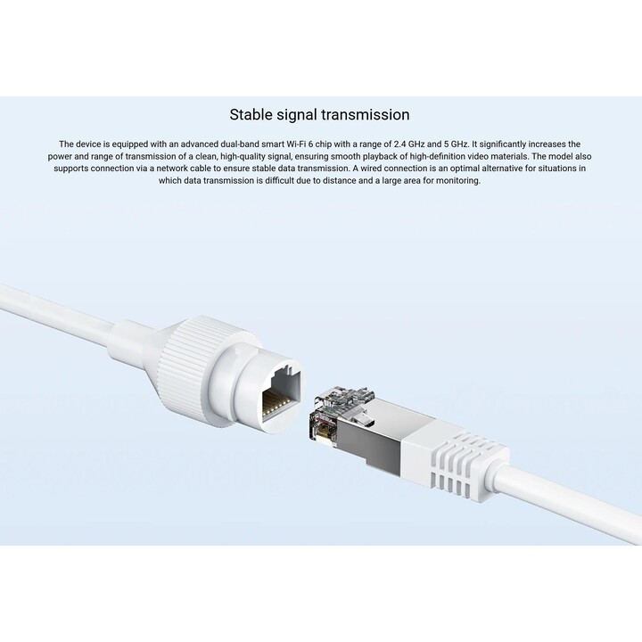 Cámara de Seguridad para el Hogar Xiaomi CW500 Dual, Wi-Fi, 2.5K, IP66, Exterior, Blanco
