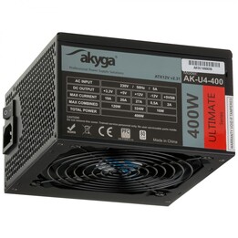 Akyga AK-U4-400 Netzteil 400 W 20+4 Pin ATX ATX Schwarz