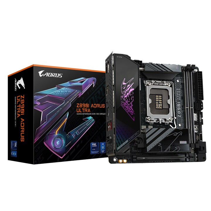 GIGABYTE Z890I AORUS ULTRA Motherboard - Supports Intel Core Ultra (2 Series) CPUs, 8+1+2 Phase VRM, up to 8800MHz DDR5 (