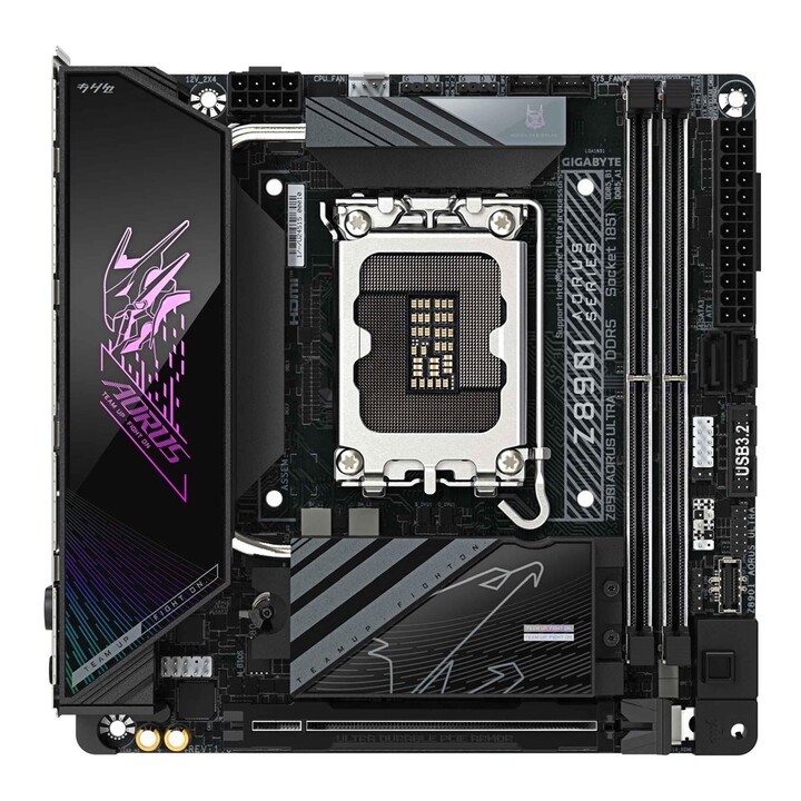 GIGABYTE Z890I AORUS ULTRA Motherboard - Supports Intel Core Ultra (2 Series) CPUs, 8+1+2 Phase VRM, up to 8800MHz DDR5 (