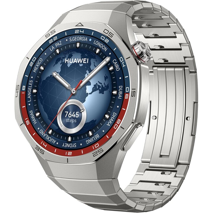 HUAWEI Watch GT5 Pro, 1,43-Zoll-Display, Profi-Sportuhr, Gesundheits-Tracking, EKG, 46 mm, Titan