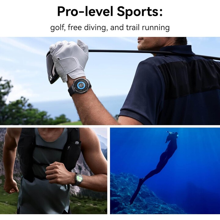 HUAWEI Watch GT5 Pro, 1,43-Zoll-Display, Profi-Sportuhr, Gesundheits-Tracking, EKG, 46 mm, Titan