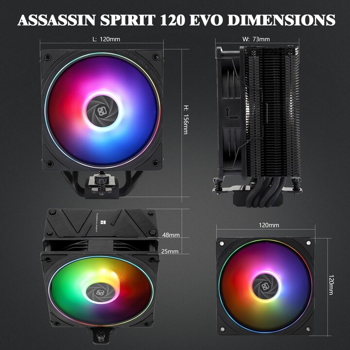 ThermalRight Assassin Spirit 120 EVO ARVB Noir