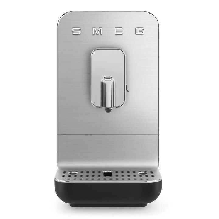Smeg Machine à café automatique avec système de mousse de lait, Plastique, Noir