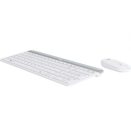 Logitech MK470 teclado Ratón incluido Universal RF inalámbrico QWERTY Inglés Blanco