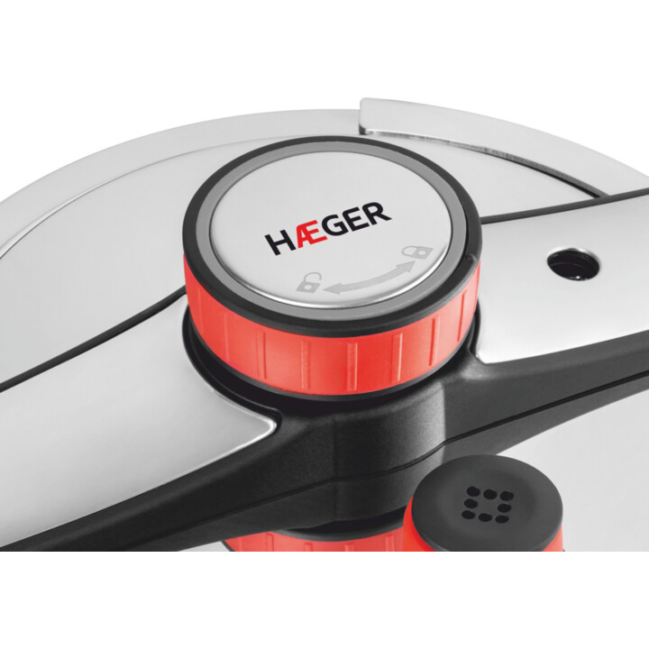 Olla a presión de acero inoxidable Easy Lock 6l