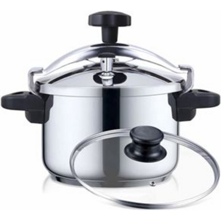 Acciaio inox più pentola a pressione 4l