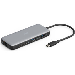 Estación de acoplamiento DIGITUS USB-C, 8 puertos