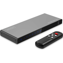 Switch HDMI DIGITUS, 5x1 8K/60Hz HDR, HDCP 2.3