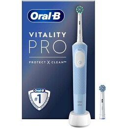 Braun Oral-B Vitality Pro Zahnbürste/ Inklusive 1 Nachfüller/ Blau