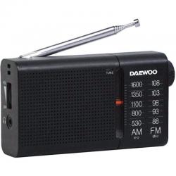 Daewoo DW1119/Black Portable Radio
