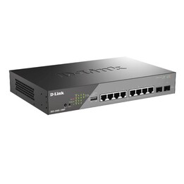 Switch Gigabit PoE per sorveglianza intelligente DSS-200G-10MP/E