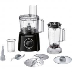 Bosch MCM3201B robot de cocina 800 W 2,3 L Negro, Transparente