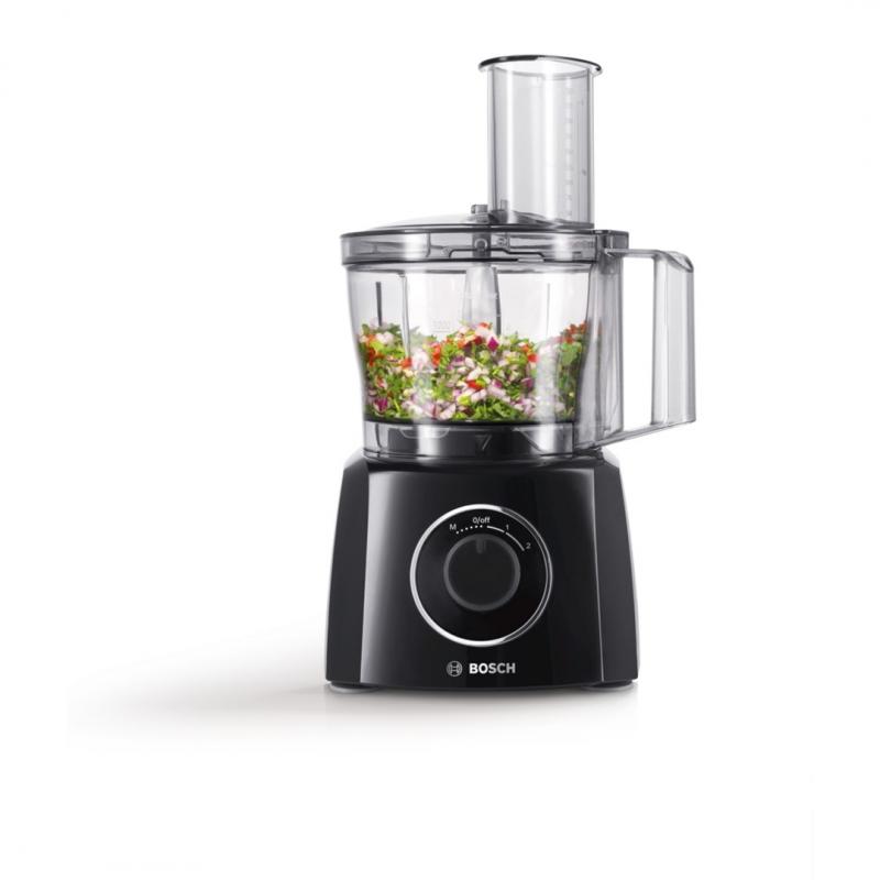 Bosch MCM3201B robot de cocina 800 W 2,3 L Negro, Transparente