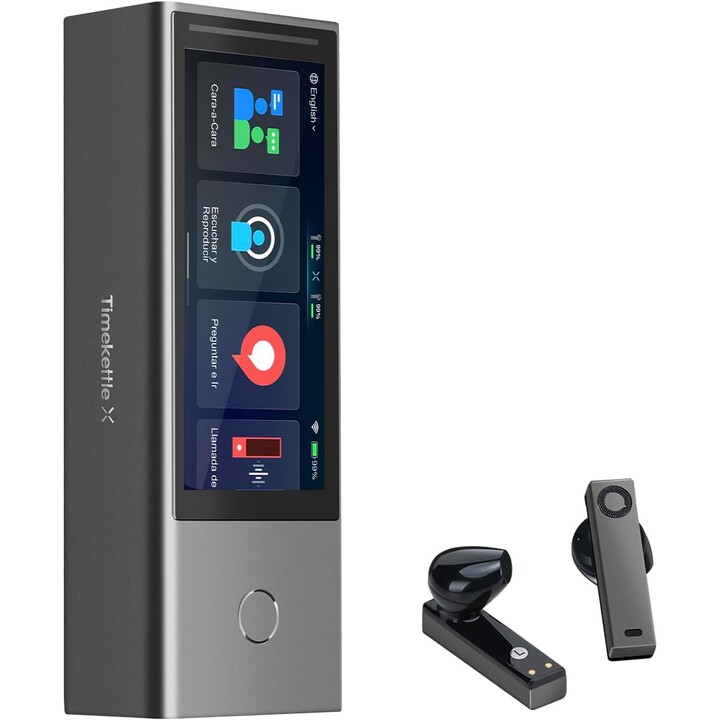 Timekettle X1 AI Interpreter Hub, 40 Sprachen, All-in-One-Übersetzergerät für mehrsprachige Meetings