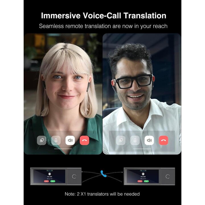 Timekettle X1 AI Interpreter Hub, 40 Sprachen, All-in-One-Übersetzergerät für mehrsprachige Meetings
