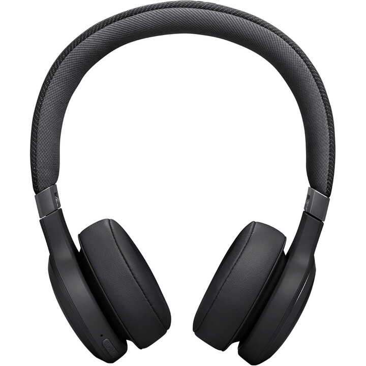 JBL Live 670 NC Auriculares On-Ear Sem Fios com Tecnologia de Cancelamento de Ruído, 65 Horas de Reprodução, Preto