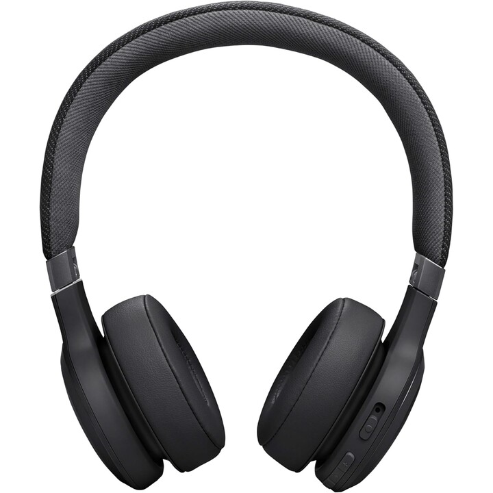 Cuffie auricolari wireless JBL Live 670 NC con tecnologia di cancellazione del rumore, 65 ore di riproduzione, nere