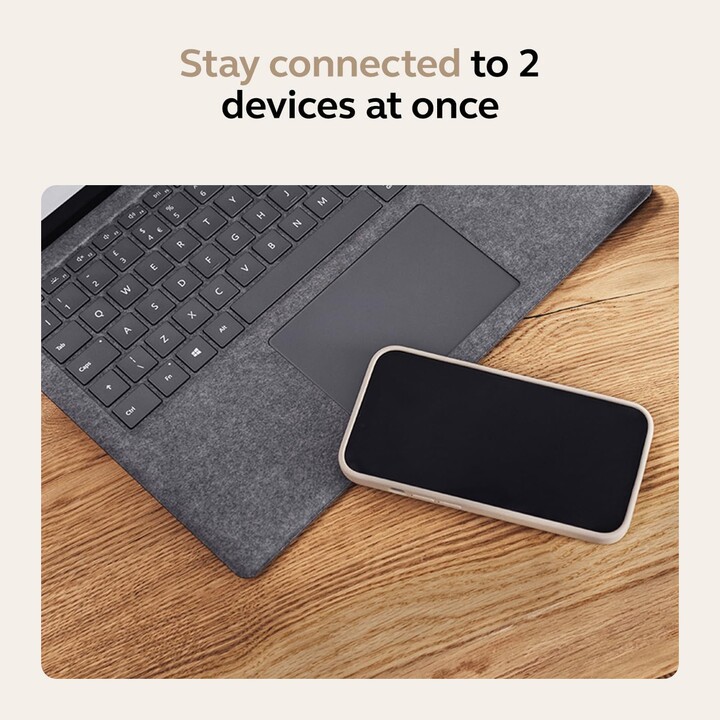 Jabra Evolve 65 TE Auriculares Estéreo Inalámbricos, Certificado UC, Alcance 30 m, 12 Horas, USB-A, Negro