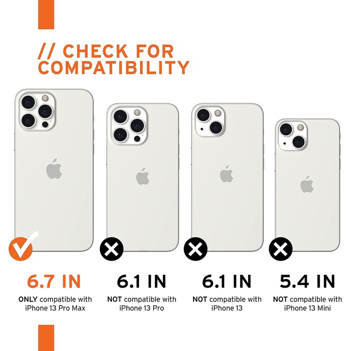 Capa traseira para celular uag [u] lucent ice iphone 13 pro max