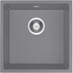 Suspended 1-bowl granite sink