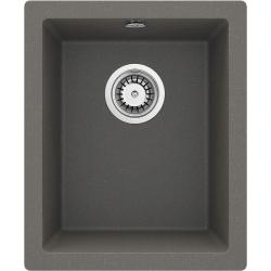Suspended 1-bowl granite sink
