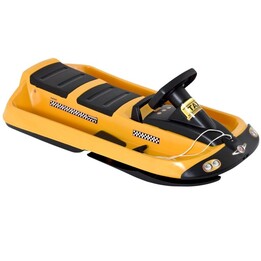 Hamax Sno Taxi Snowracer Sled (luge avec guidon et système de freinage) Polyéthylène Jaune