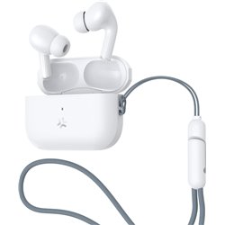 Celly HARMONY, véritables écouteurs sans fil, fonction de suppression du bruit environnemental, blanc