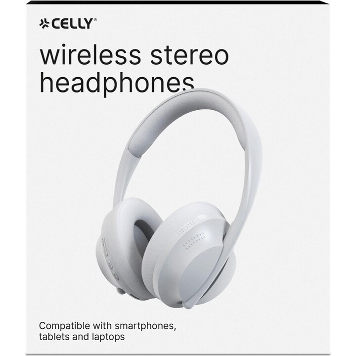 Celly ARCHBEAT, Auriculares supraaurales inalámbricos, Blanco