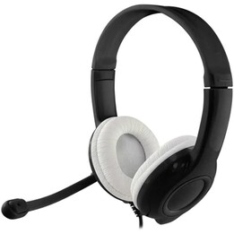 Media-Tech EPSILION USB MT3573 Kabelgebundener Kopfhörer mit Kopfband für Anrufe/Musik, Schwarz