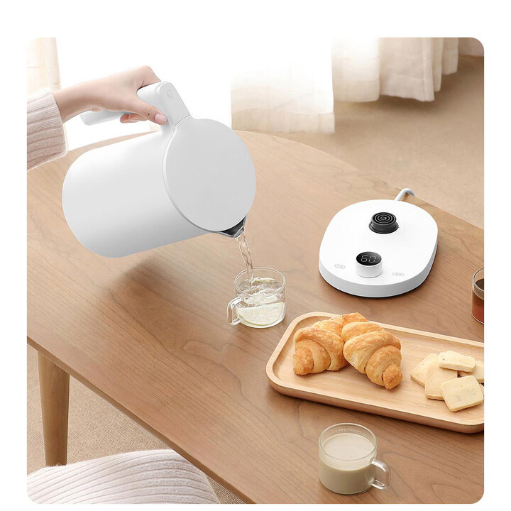 Chaleira Xiaomi Smart Kettle 2 Pro, display de temperatura em tempo real, 1800 W, 1,7L, branco