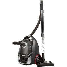 Aspirador de pó Adler Bag clássico antialérgico, ensacado, 2200 W, capacidade de poeira 2,6 L, preto