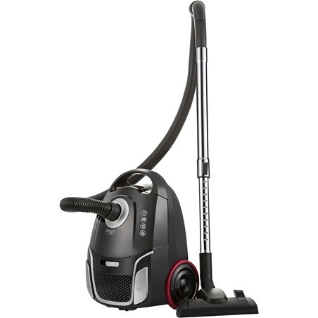 Adler Aspirador de bolsa Apto para alérgicos Clásico, En bolsa, 2200W, Capacidad para polvo 2,6 L, Negro