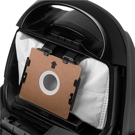 Adler Aspirador de bolsa Apto para alérgicos Clásico, En bolsa, 2200W, Capacidad para polvo 2,6 L, Negro