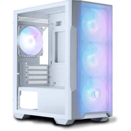 Estojo MSI MAG FORGE M100R mATX ARGB cor branco