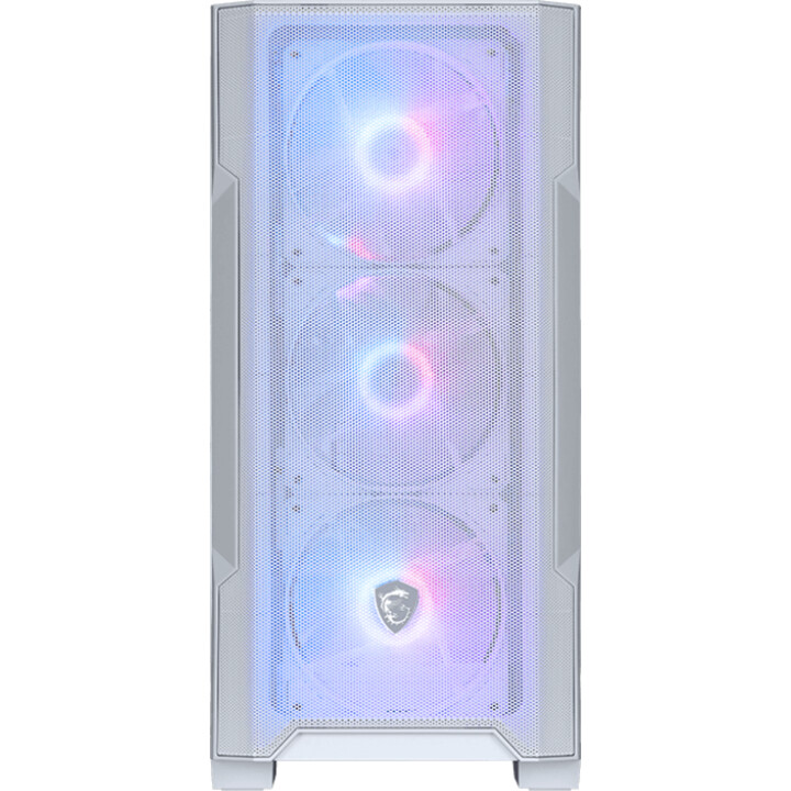 Caja MSI MAG FORGE M100R mATX ARGB color blanco
