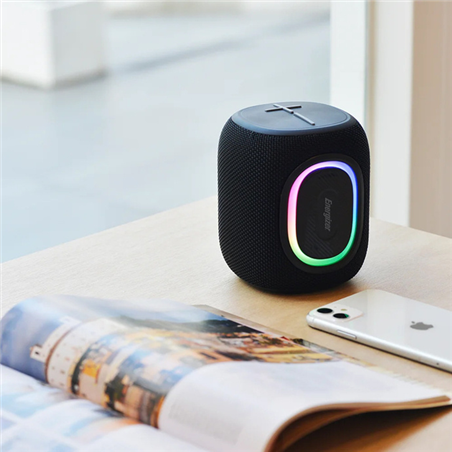 Alto-falante portátil Energizer Bluetooth 1200mAh RGB