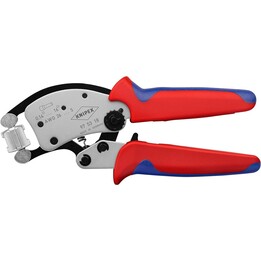 Knipex 975318, Alicates para manguitos terminales, rojo/azul