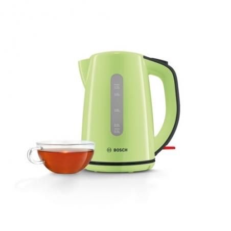Bosch TWK7506 tetera eléctrica 1,7 L 2200 W Negro, Verde