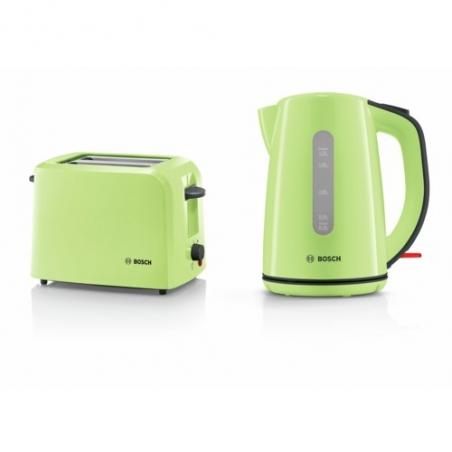 Bosch TWK7506 tetera eléctrica 1,7 L 2200 W Negro, Verde