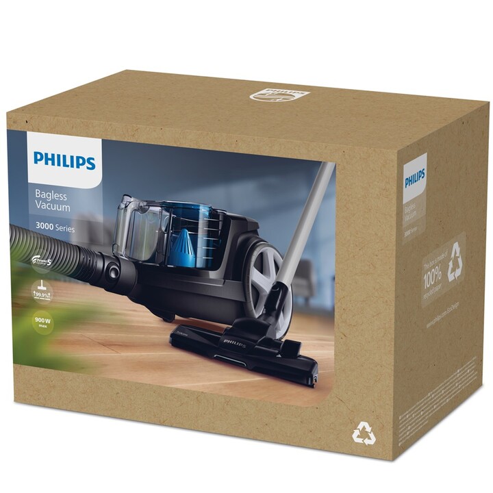 Aspirapolvere compatto senza sacco Philips serie 3000 PowerPro FC9331/09