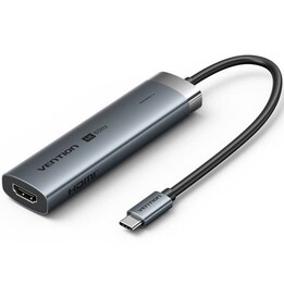 Docking USB Type-C Vention TGMHB/ 3xUSB/ 1xHDMI/ 1xUSB Type-C PD