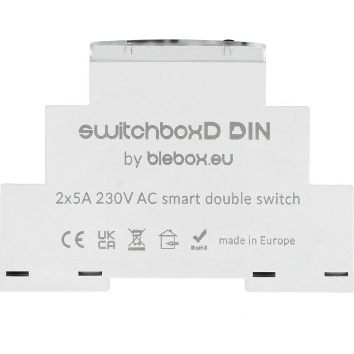 BLEBOX - switchboxD DIN FOR DIN RAIL MOUNTING