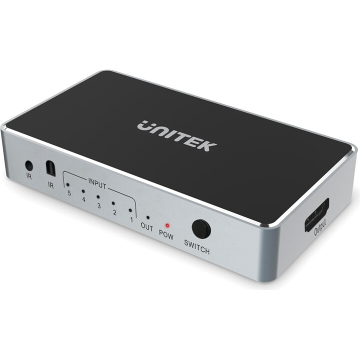 Unitek HDMI 1.4b 5 IN-1 OUT 4K Signal Switch