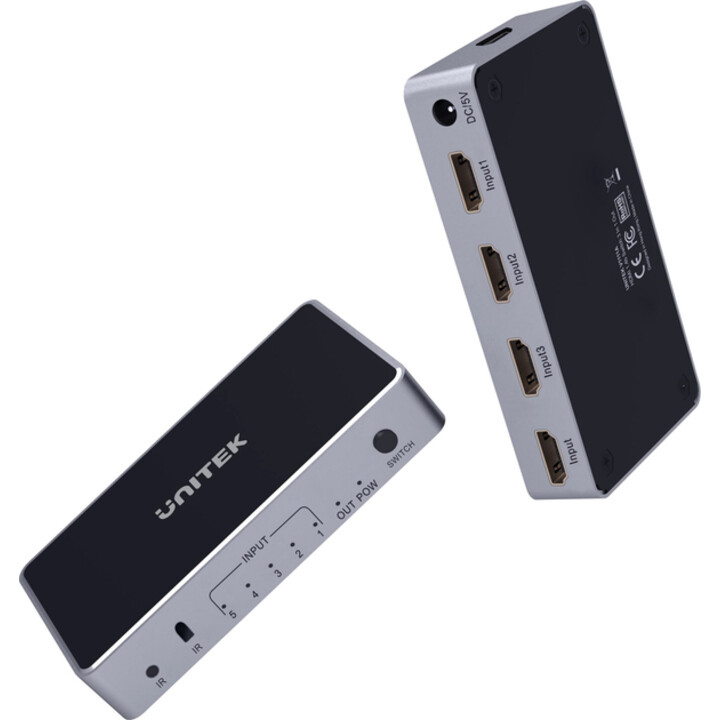 Unitek HDMI 1.4b 5 IN-1 OUT 4K Signal Switch