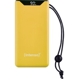 Batterie externe universelle intense 10 000mah usb + usb-c jaune