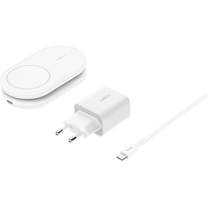 Boostcharge qi2 15w magnétique blanc