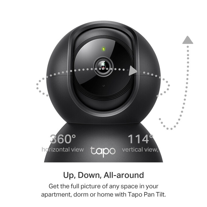 TP-Link tapo pan/tilt câmera wi-fi de segurança doméstica tapo c211