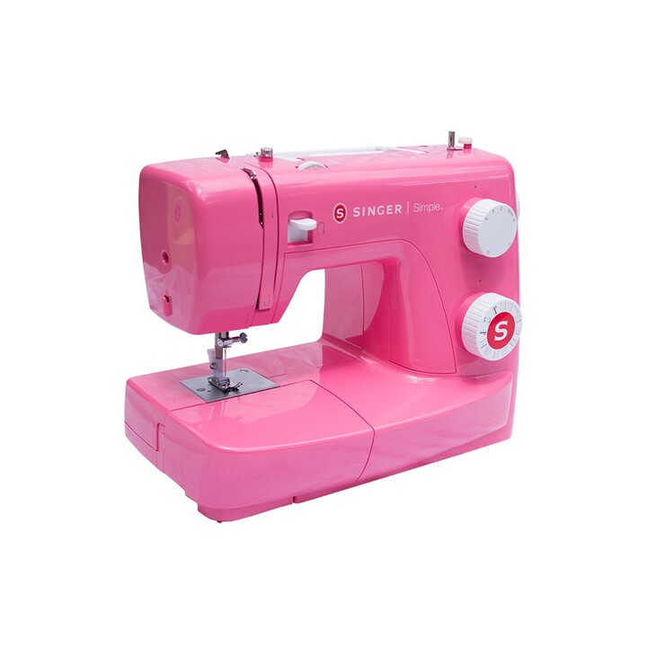 Máquina de costura semiautomática SINGER Simple 3223R eletromecânica